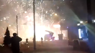 Video: la impactante explosión en una fábrica de fuegos artificiales