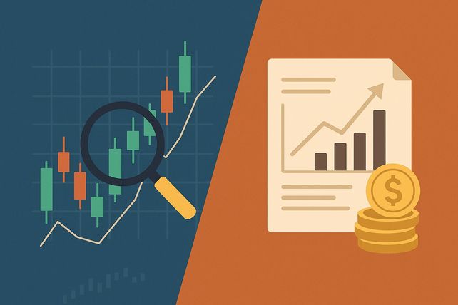 MonetyTrade compara las dos grandes escuelas del mercado: análisis técnico vs. análisis fundamental