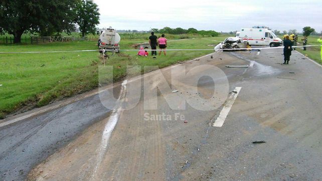 Murió un automovilista en un choque frontal con un camión sobre la ruta ...