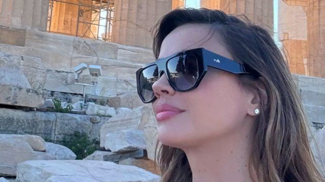 Celeste Cid y Santiago Korovsky compartieron postales de su visita a la Acrópolis