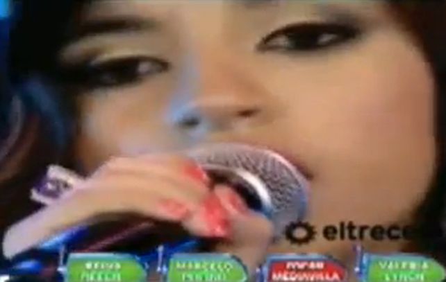 Luján participó este año de Soñando por cantar y anoche iúdica la recordó.