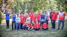 La Escuela Amigos realizó sus entrenamientos en la Plaza Saenz Peña el sábado por la mañana