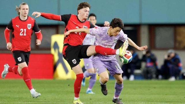 Austria superó 1 a 0 a Corea del Sur y llega en buena forma al Mundial