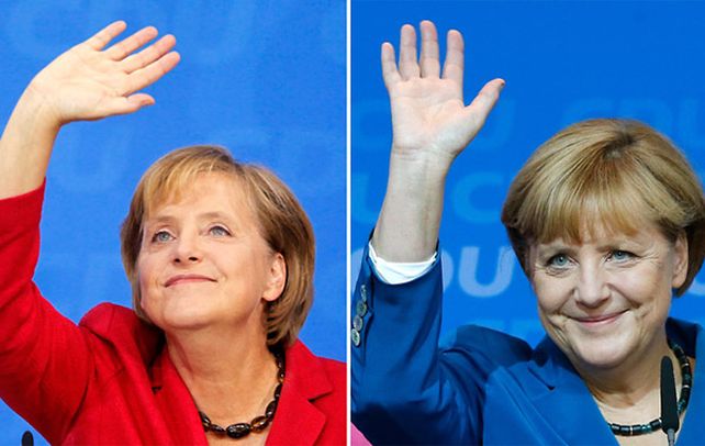 La tercera vez. Angela Merkel celebra sus triunfos del 27 de septiembre de 2009