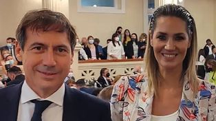Carolina Losada y Luis Naidenoff