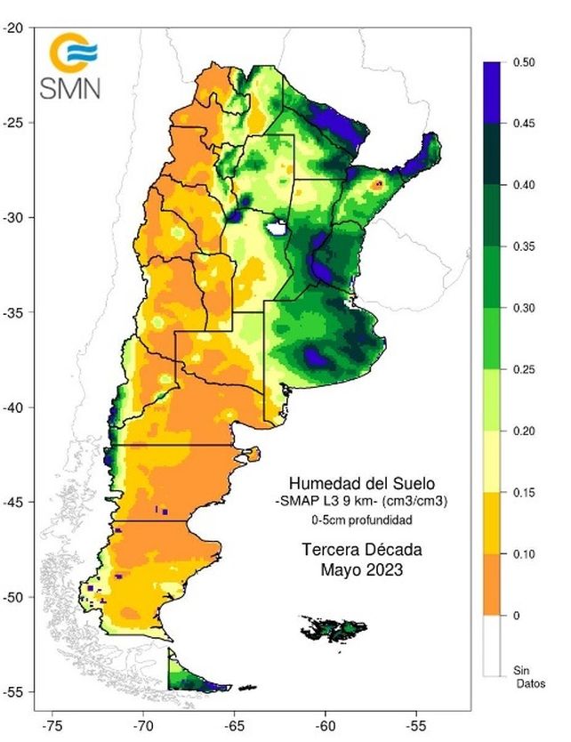 Clima y agro. Llega el frío y se instala
