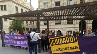 El paro contra la violencia y el femicidio tuvo adhesión en España