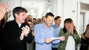 Fuerte respaldo. Pablo Corsalini conduce una ciudad en constante crecimiento y es referente para el PJ.