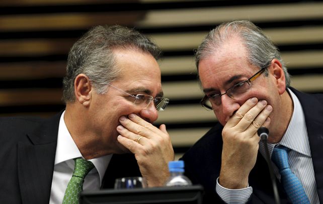 Escándalo. Los líderes del Senado y de Diputados
