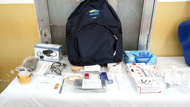Estudiantes de Enfermería de 12 institutos de la provincia tendrán mochilas con instrumental.
