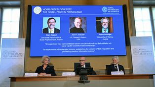 Premio Nobel de Física a tres investigadores por sus trabajos sobre información cuántica