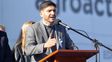 El gobernador de Santa Fe, Maximiliano Pullaro, destacó el potencial del campo.