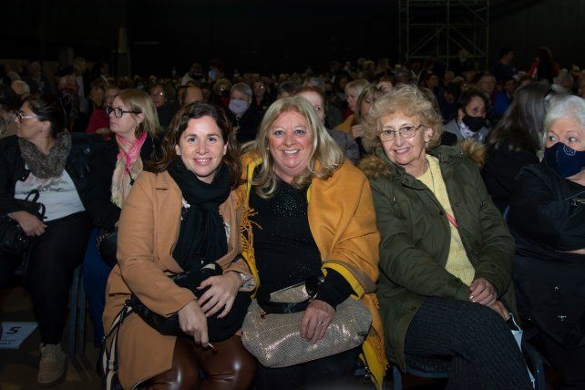 Paula Porpatto, Susana López y Margarita Garelli