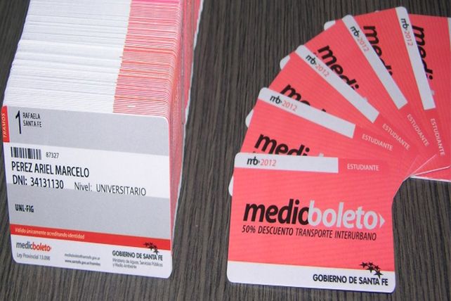 El gobierno entregará 6.000 credenciales del Medio Boleto Estudiantil en Santa Fe