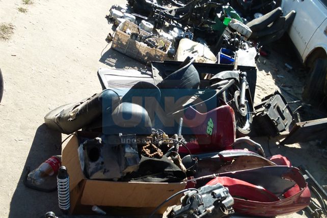 Secuestraron decenas de motocicletas robadas en la ciudad