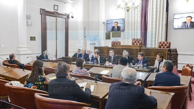 Exposición. &nbsp;El concordiense respondió a preguntas de los legisladores durante más de una hora.&nbsp;