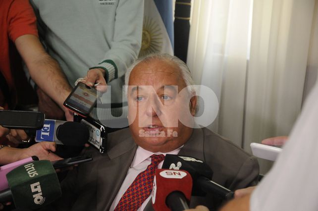 En su despacho.&nbsp;El mandamás de la Justicia santafesina analizó los dichos del titular de la cartera de Seguridad.&nbsp;