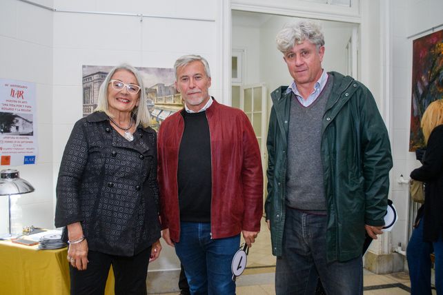 Marisa Chazarreta, Gabriel Redolfi y Marcelo Raffo.  