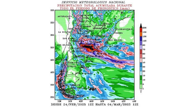 Alerta por tormentas y temperaturas extremas para gran parte de Entre Ríos