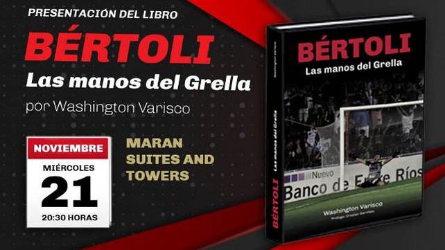 El periodista Washi Varisco presenta el libro de Sebastián Bértoli