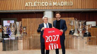 Diego Simeone extendió su contrato hasta 2027 con Atlético de Madrid.