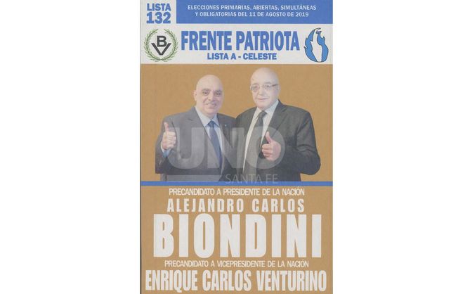 Las diez boletas de precandidatos a Presidente de la Nación