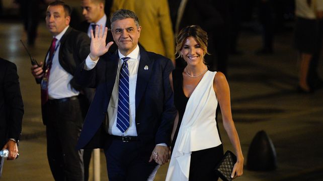 Jorge Macri y Belén Ludueña.