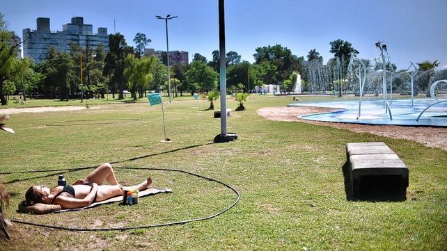 Los piletones del Parque del Sur. Los piletones del Parque del Sur.