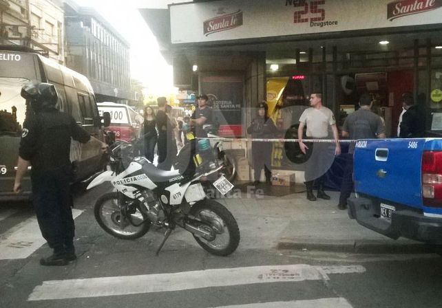 Murió un hombre en pleno centro santafesino