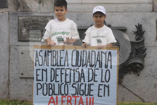 Cocheras en Plaza San Martín: se realizó una nueva manifestación