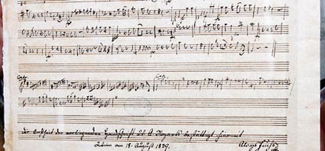 Descubren una obra de Mozart en una biblioteca francesa