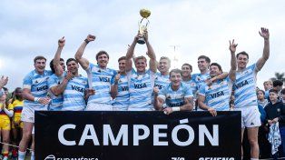 Los Pumas 7 se alzaron con el título del Sudamericano en Carlos Paz.