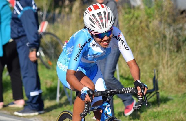 Fernanda Yapura participa del Mundial de ciclismo en ruta