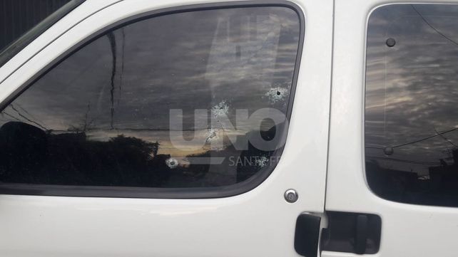 Los balazos en la camioneta.&nbsp;