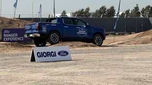 Giorgi fue el epicentro de la movida de la Ranger Experiencie en su exclusiva&nbsp; pista off-road.