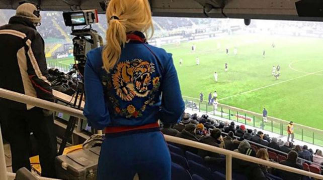 Wanda Nara fue a ver a Mauro Icardi con una vestimenta que dio que hablar en las redes