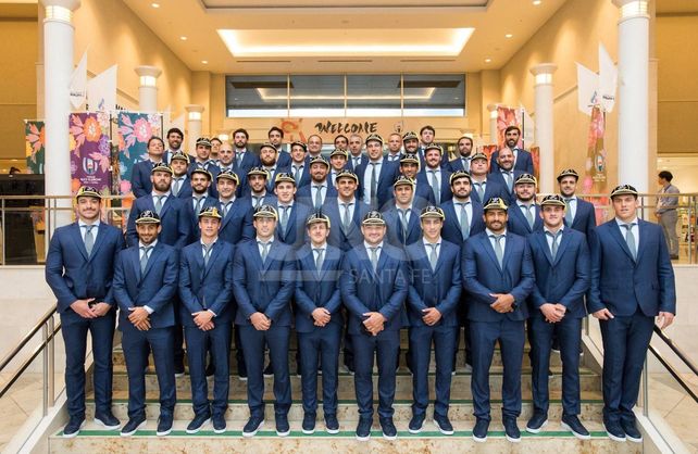 Los Pumas tuvieron la ceremonia inicial