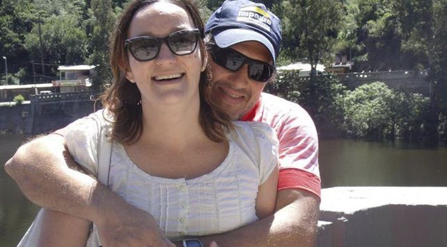 Danisa y Jorge en otro momento de la relación.&nbsp;