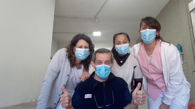 Parte del equipo de trabajo del establecimiento sanitario casildense.