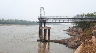 Toma de agua del río Colastiné