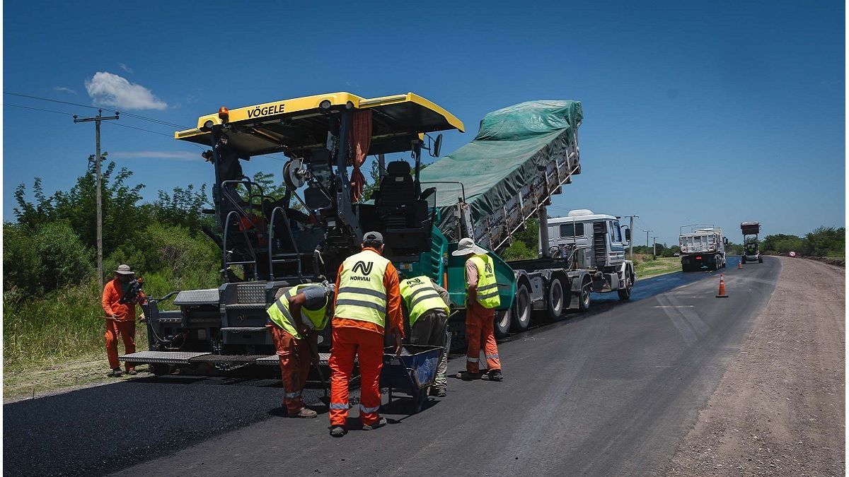 Continúa la reconstrucción de la ruta provincial 10 en el departamento Paraná
