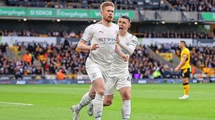 Kevin de Bruyne marcó cuatro tantos para el triunfo de los Ciudadanos.