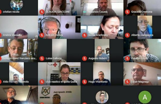 Giaccone y Caussi se reunieron con los clubes por la tarifa cero de luz.