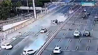 Video: una picada derivó en un impactante choque en cadena en la General Paz