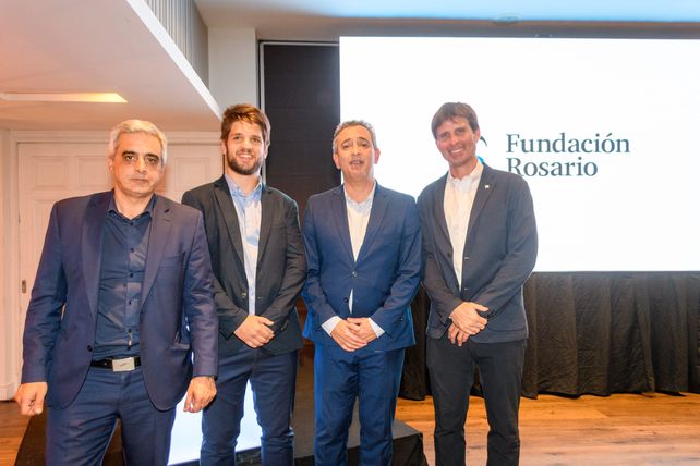Franco Bartolacci, Vito Scaglione, Pablo Javkin y Rómulo Bertoya
