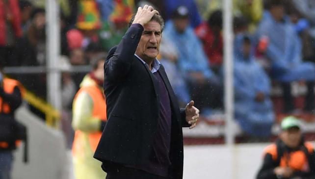Firme. Edgardo Bauza se mostró fuerte en su cargo pese a las críticas.
