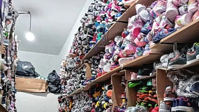 Zapatillas de contrabando: incautaron 6.000 pares valuados en $40.000.000