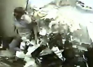 Una mujer se salvó de milagro al chocar una 4X4 contra el negocio donde trabaja