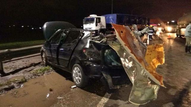 El accidente se produjo a la altura de San Lorenzo.&nbsp;