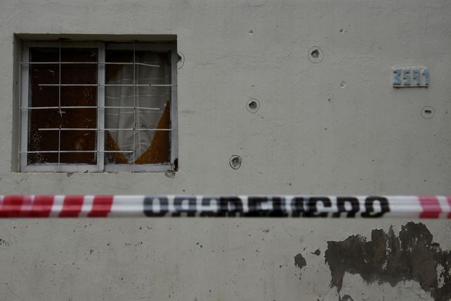 Tiros contra una casa en diciembre de 2019
